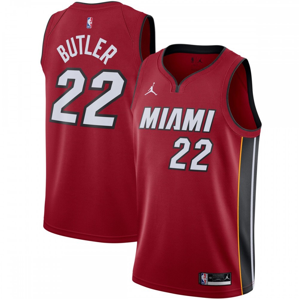 Jimmy Butler Miami Heat Jordan Brand 2020/21 Swingman Jersey - Statement Edition - Red-Pro Kit Vault | Brand New 26/27 Sports Jerseys